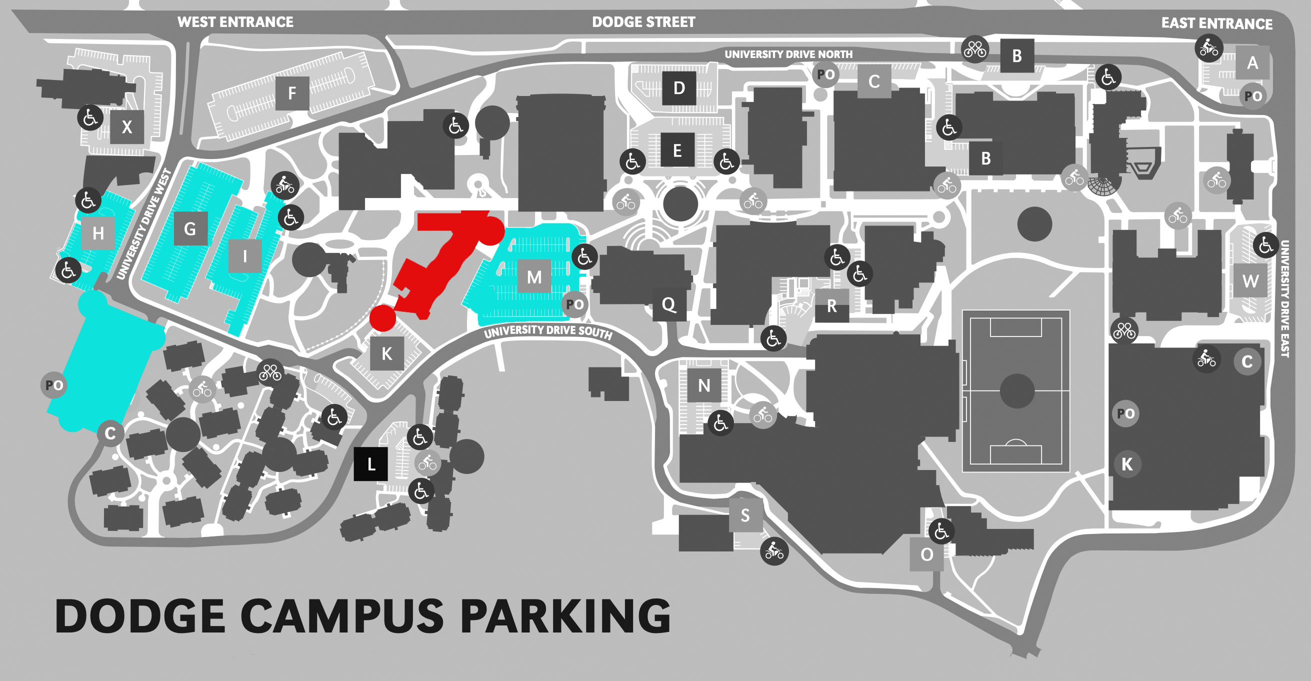 spongebob parking map graphic