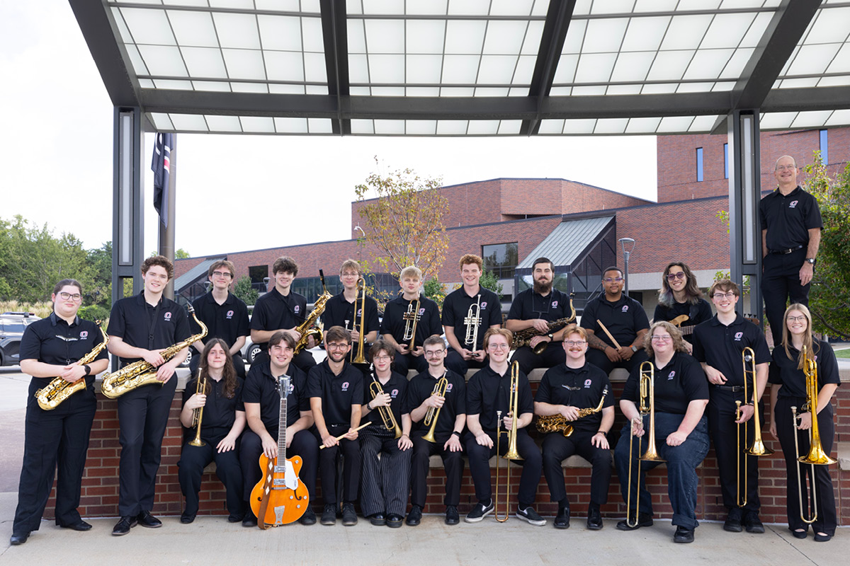 Photo of UNO Jazz Ensemble group