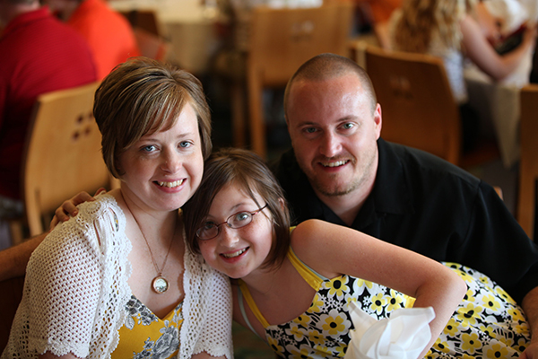 Joe Simmons and Family at Graduation Celebration