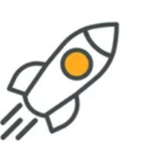 Illustration of a rocketship