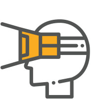 Icon of a VR headset