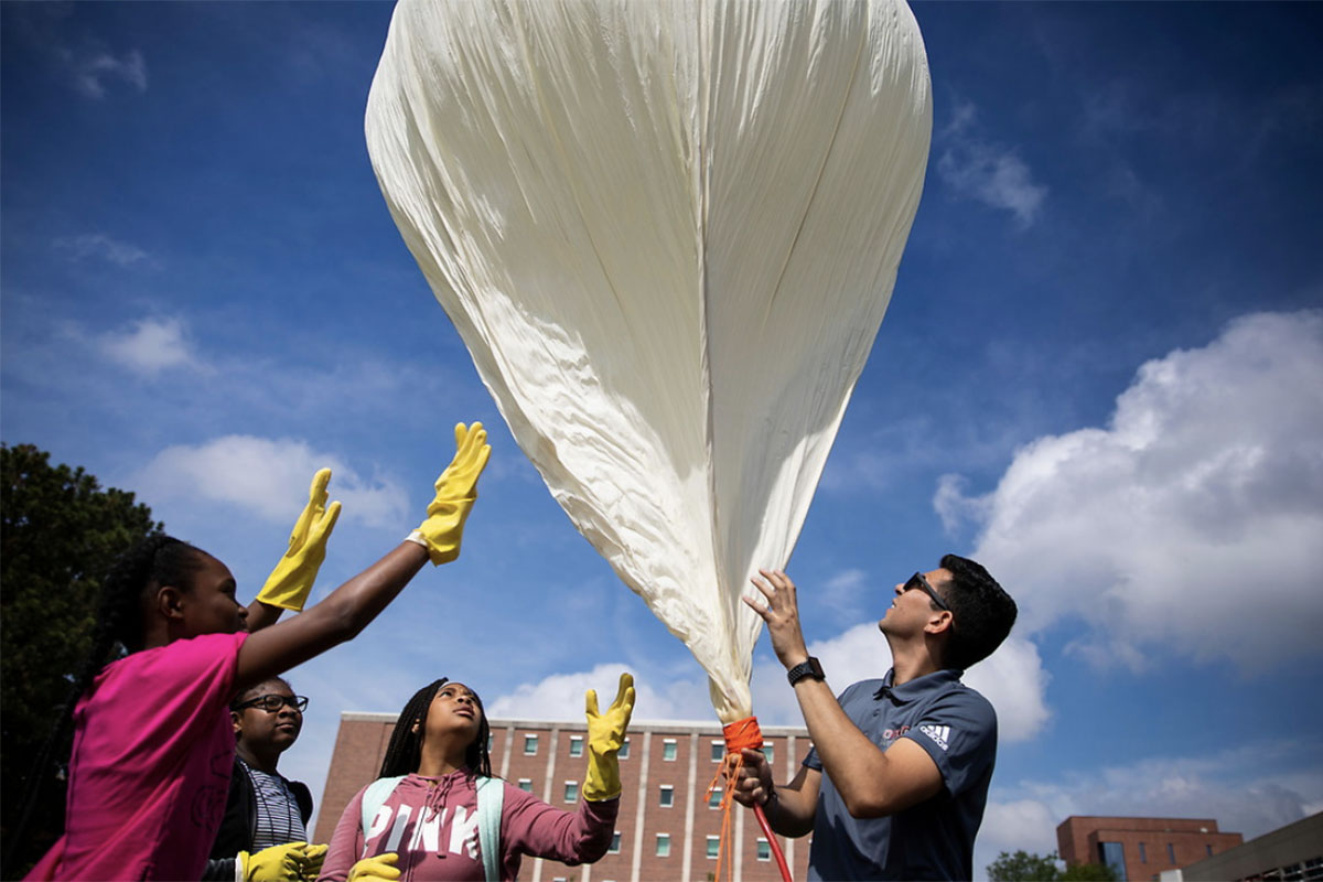 Students launch UNO News 2021 06 High Altitude Balloons Return to Near-Space from UNO high altitude balloons