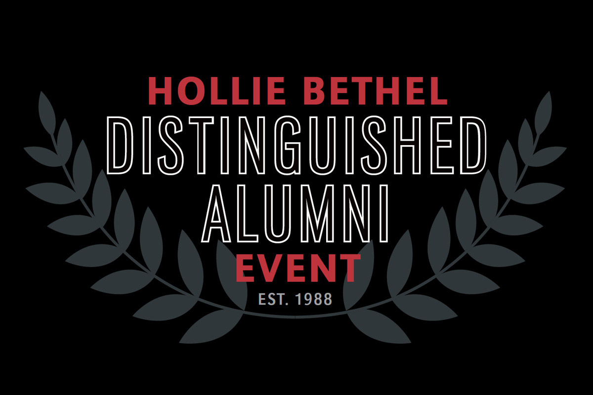 Logo for the Hollie Bethel Distinguished Alumni Event