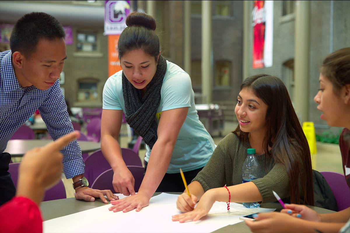Teacher Education students working together