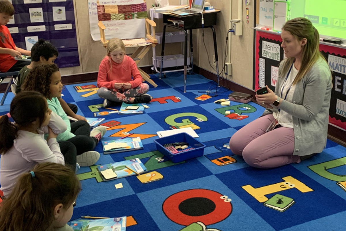 CADRE Teacher in their classroom