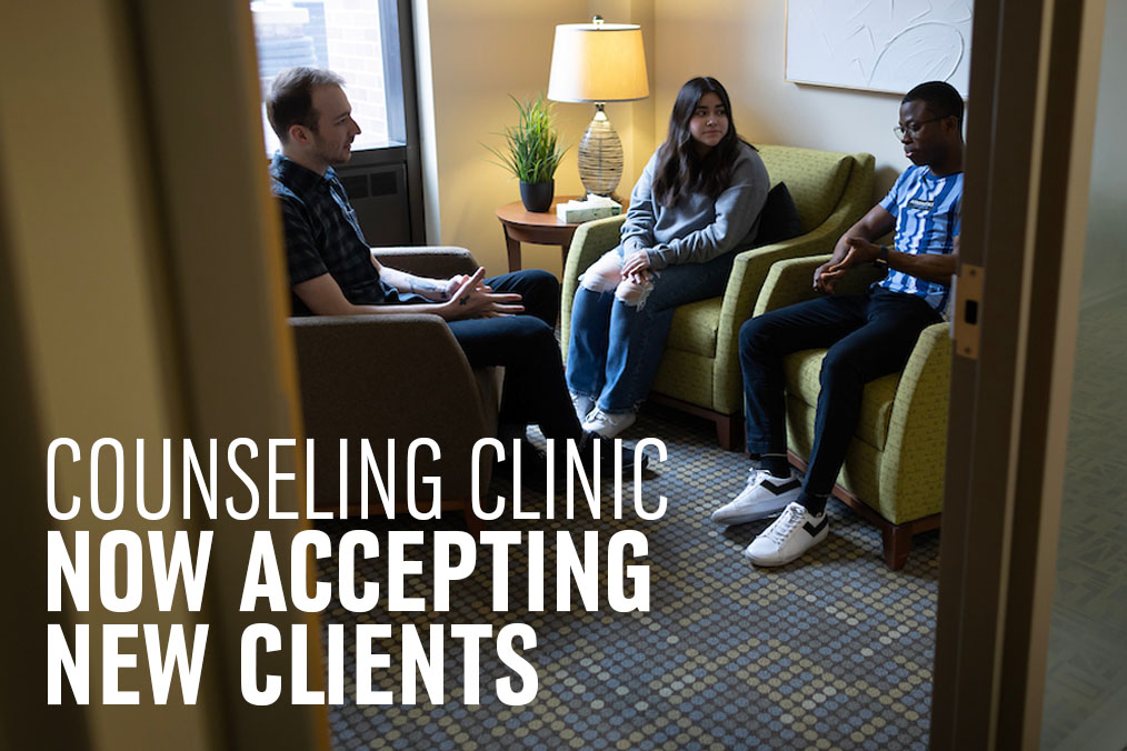 UNO's Community Counseling Clinic is accepting new clients