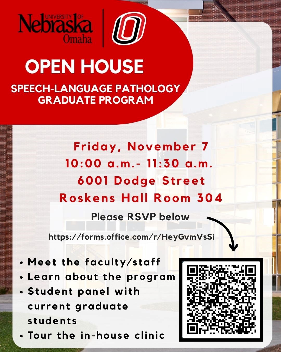 2025 UNO Speech-Language Pathology Graduate Program Open House2025 UNO Speech-Language Pathology Graduate Program Open House