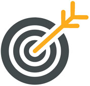 Illustration of a bullseye