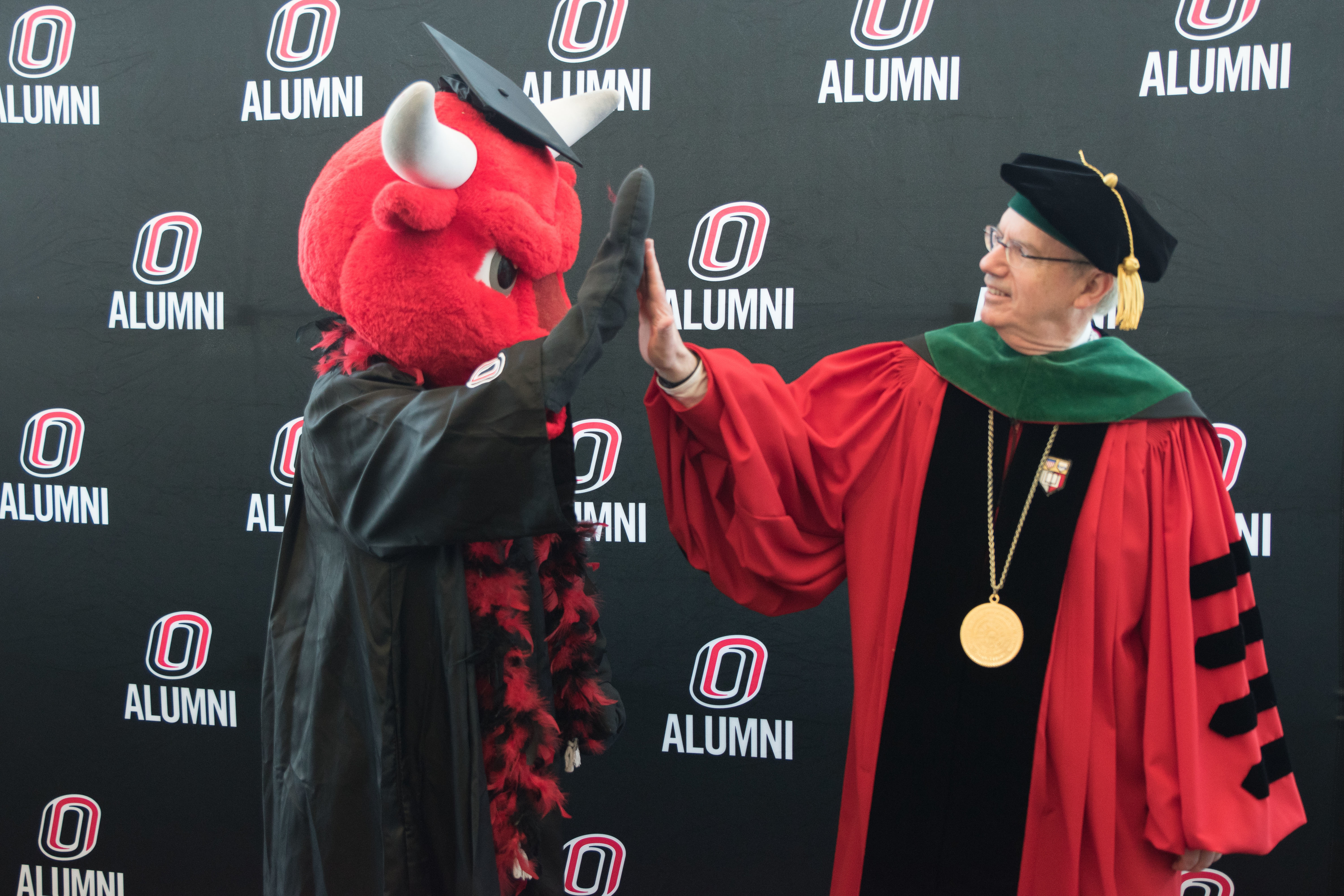 Durango at 2018 Spring Commencement.