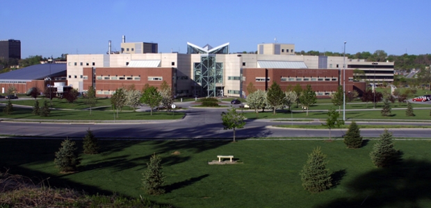 The Peter Kiewit Institute from far away.