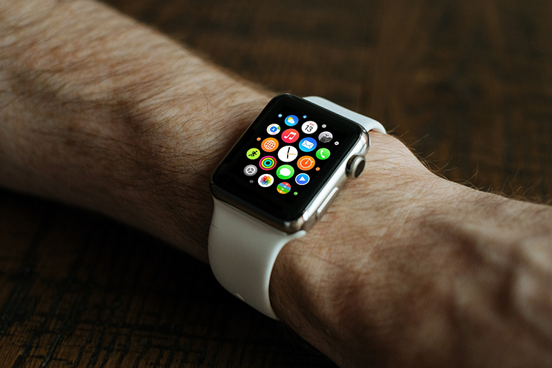 An Apple watch 