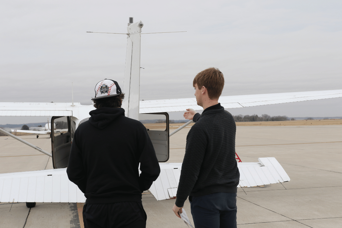 Students at Revv Aviation. 