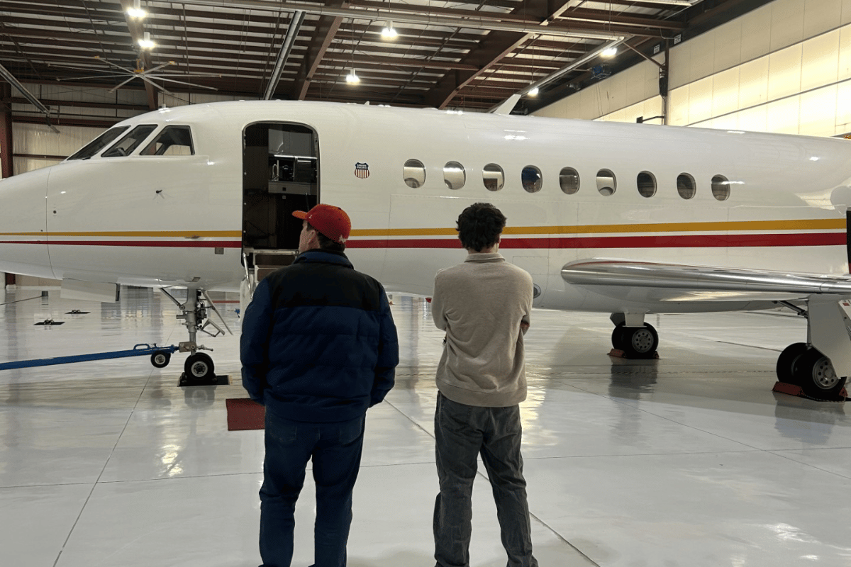 Students at Union Pacific. 