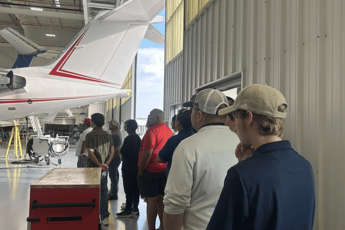 Students at Duncan Aviation