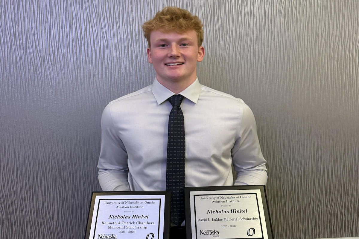 Nick Hinkel, UNO Honors Convocation