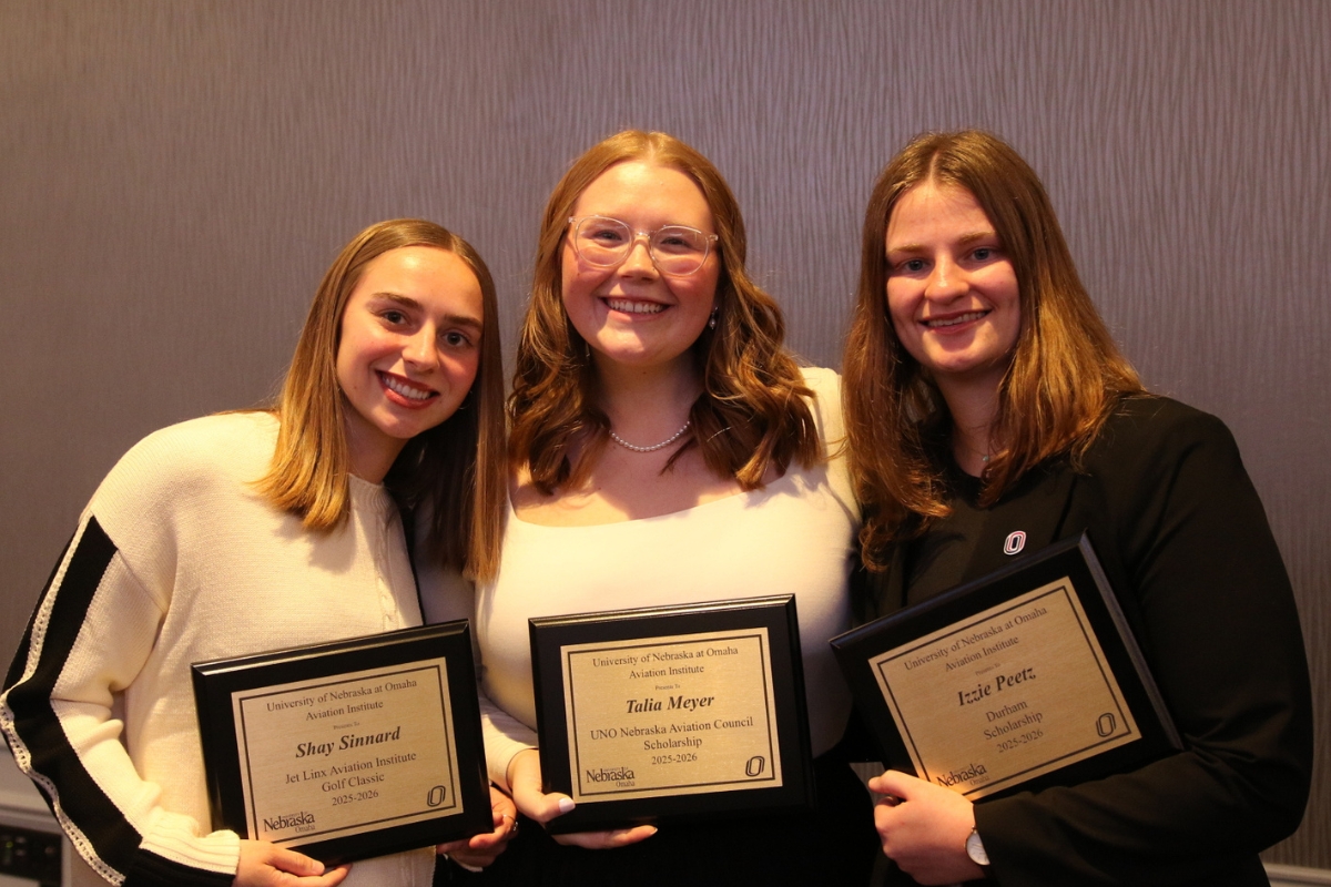Shay Sinnard, Natalia Meyer, Adeline Peetz, Scholarship Winners