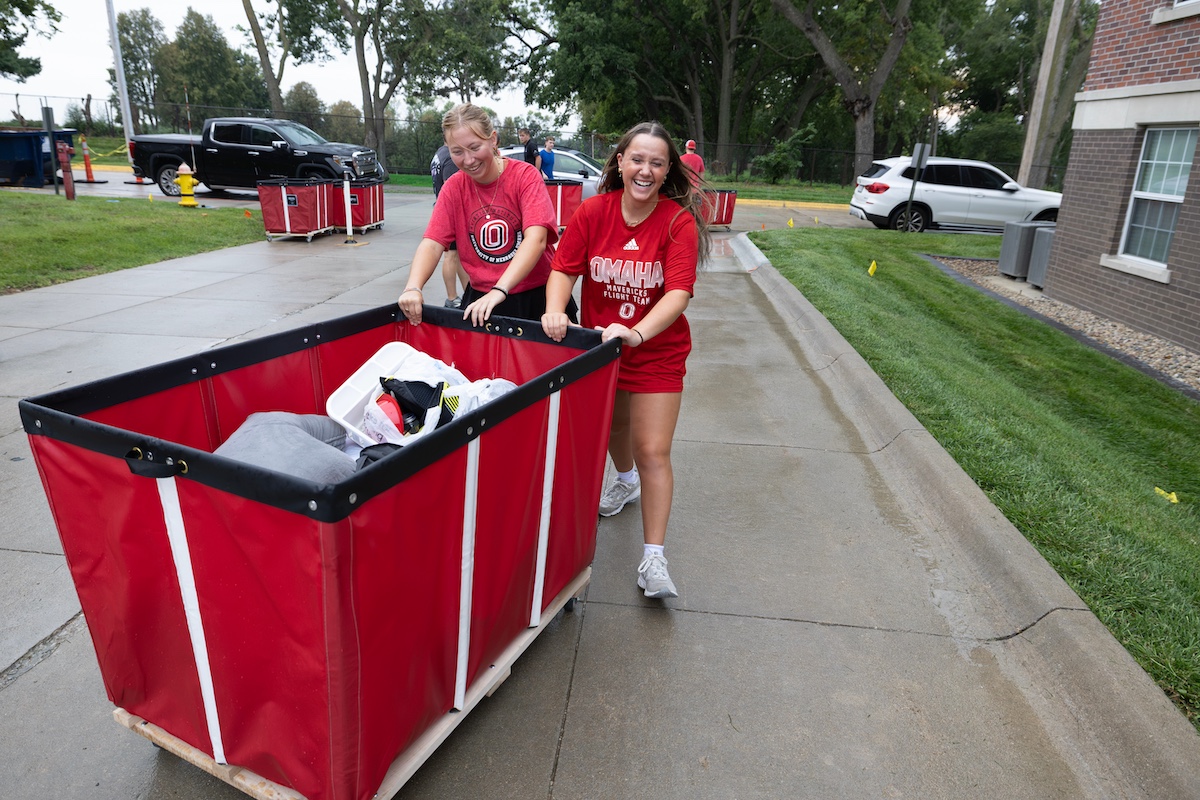 Move in day at the Aviation Living Community