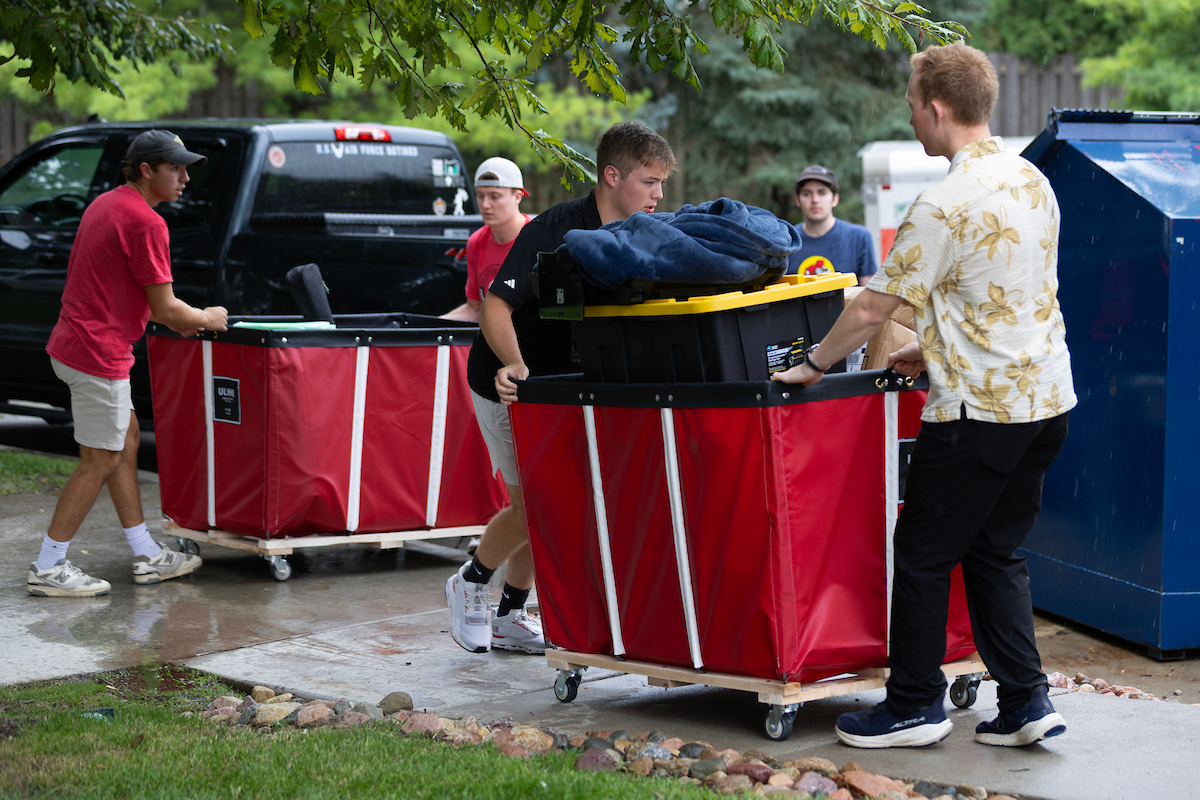 Move in day at the Aviation Living Community