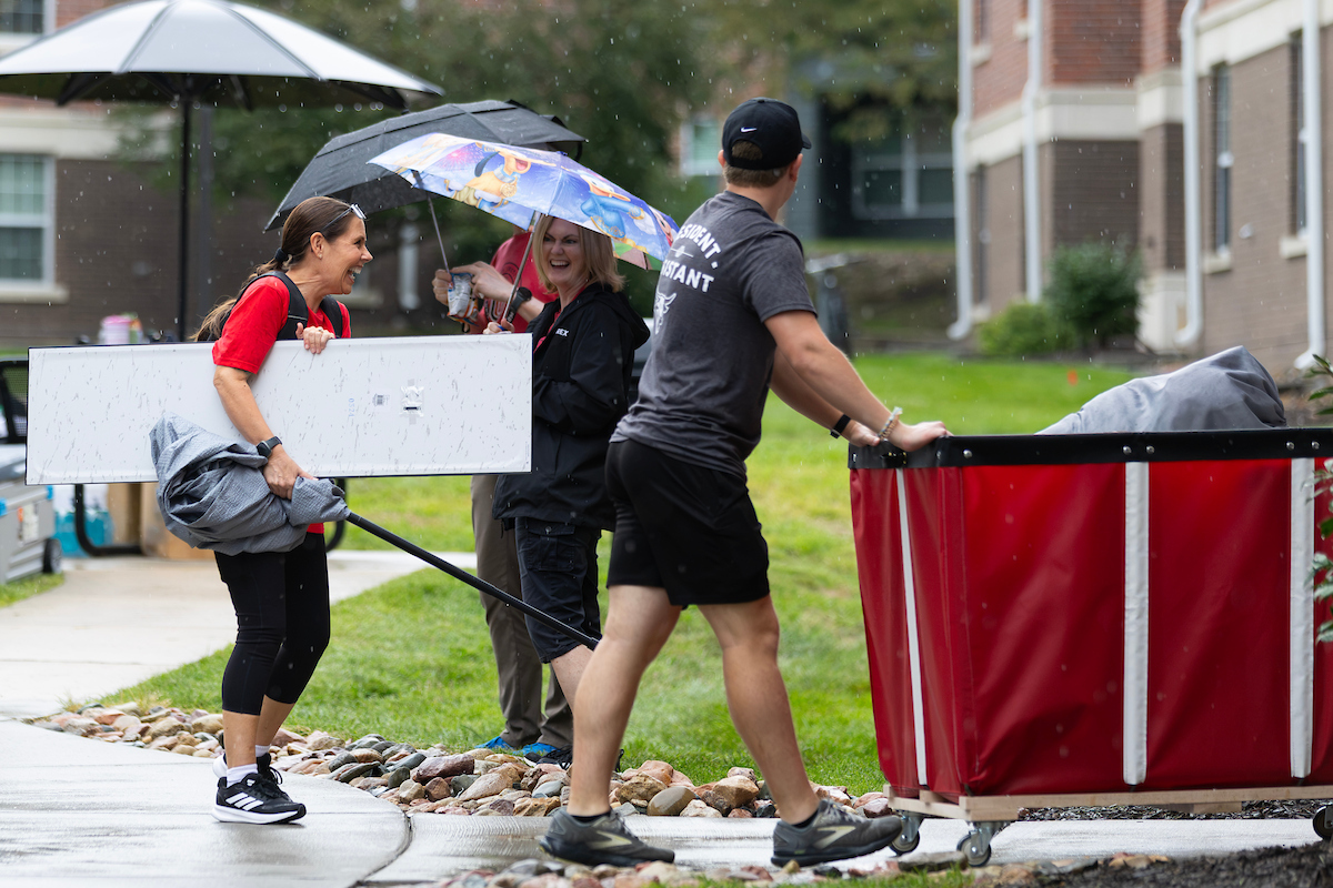 Move in day at the Aviation Living Community