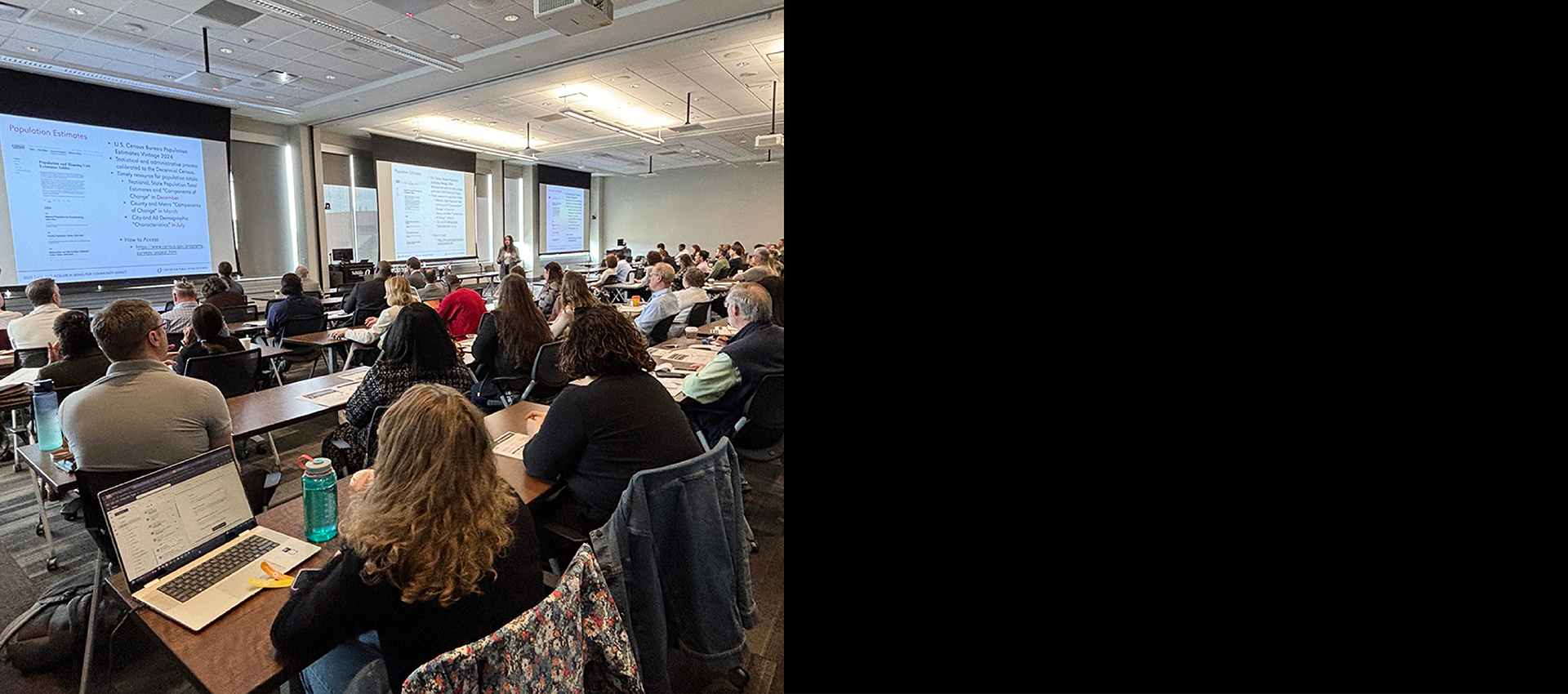 CPAR Director Josie Schafer presenting to attendees.