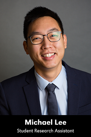 Michael Lee, student research assistant