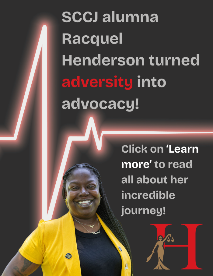 Picture of adjunct professor and SCCJ Alumna Racquel Henerson