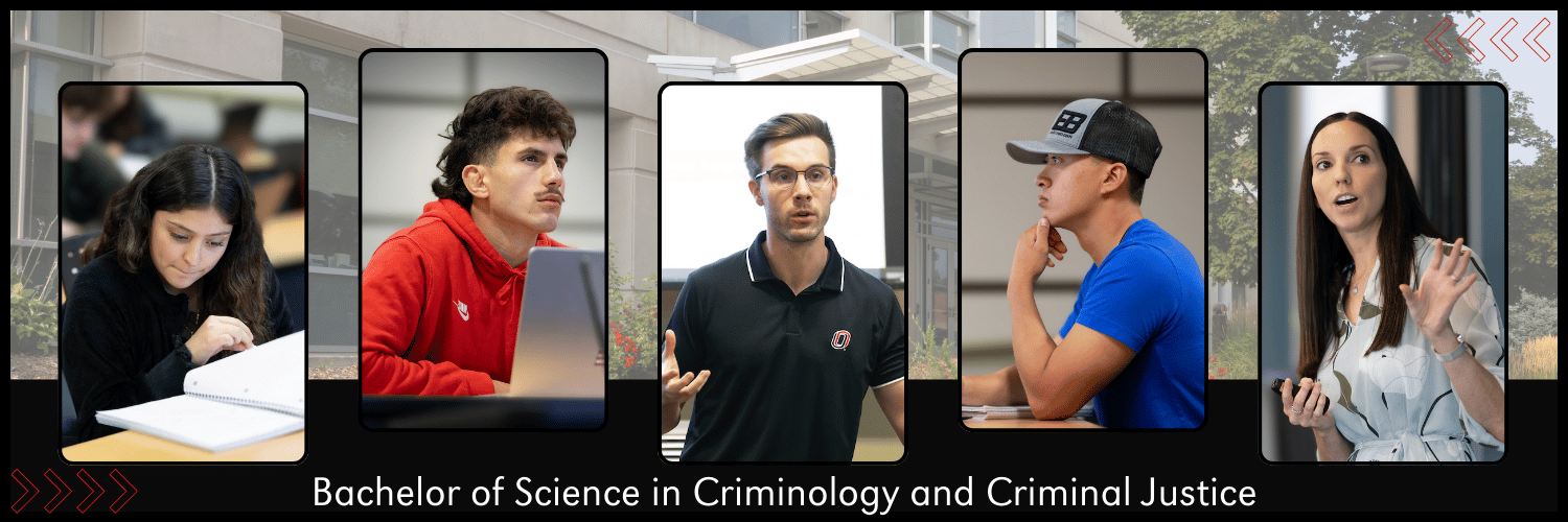 Three students and two instructors in a classroom.