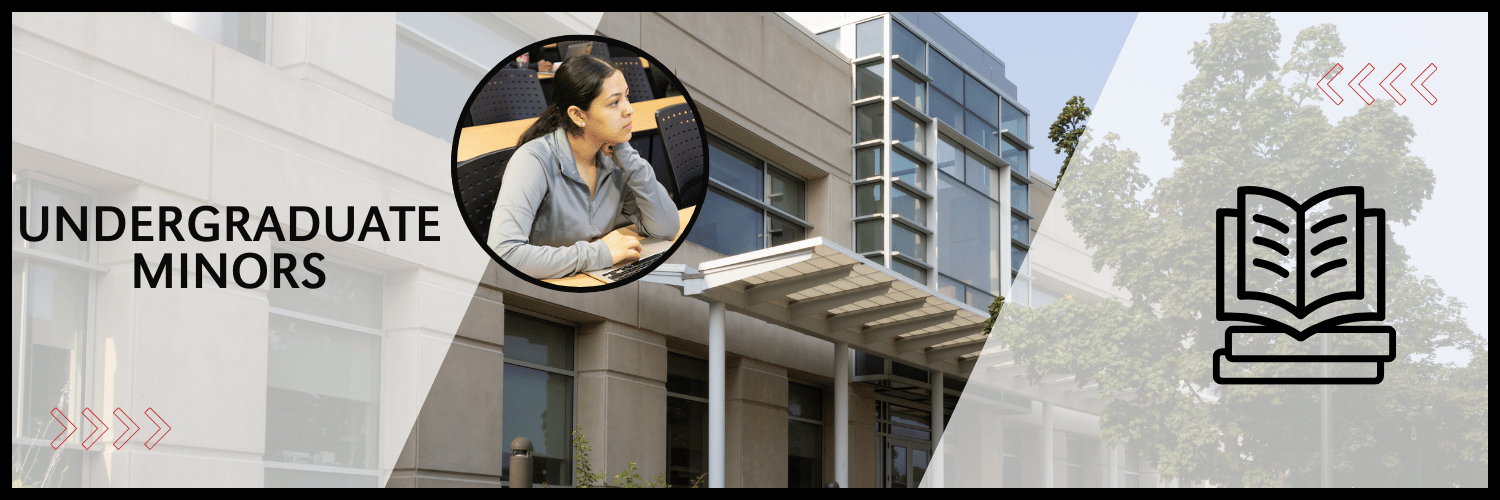 Front entrance of CPACS with a textbook icon in front.