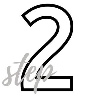 picture of the number two in white.