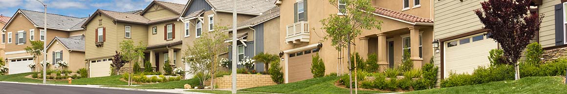 Row of houses.