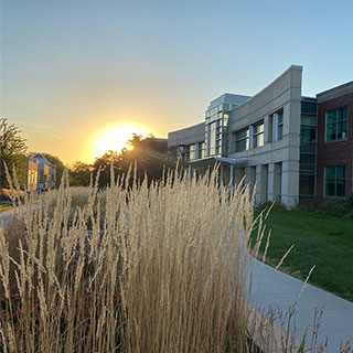 Sunrise over the CPACS building
