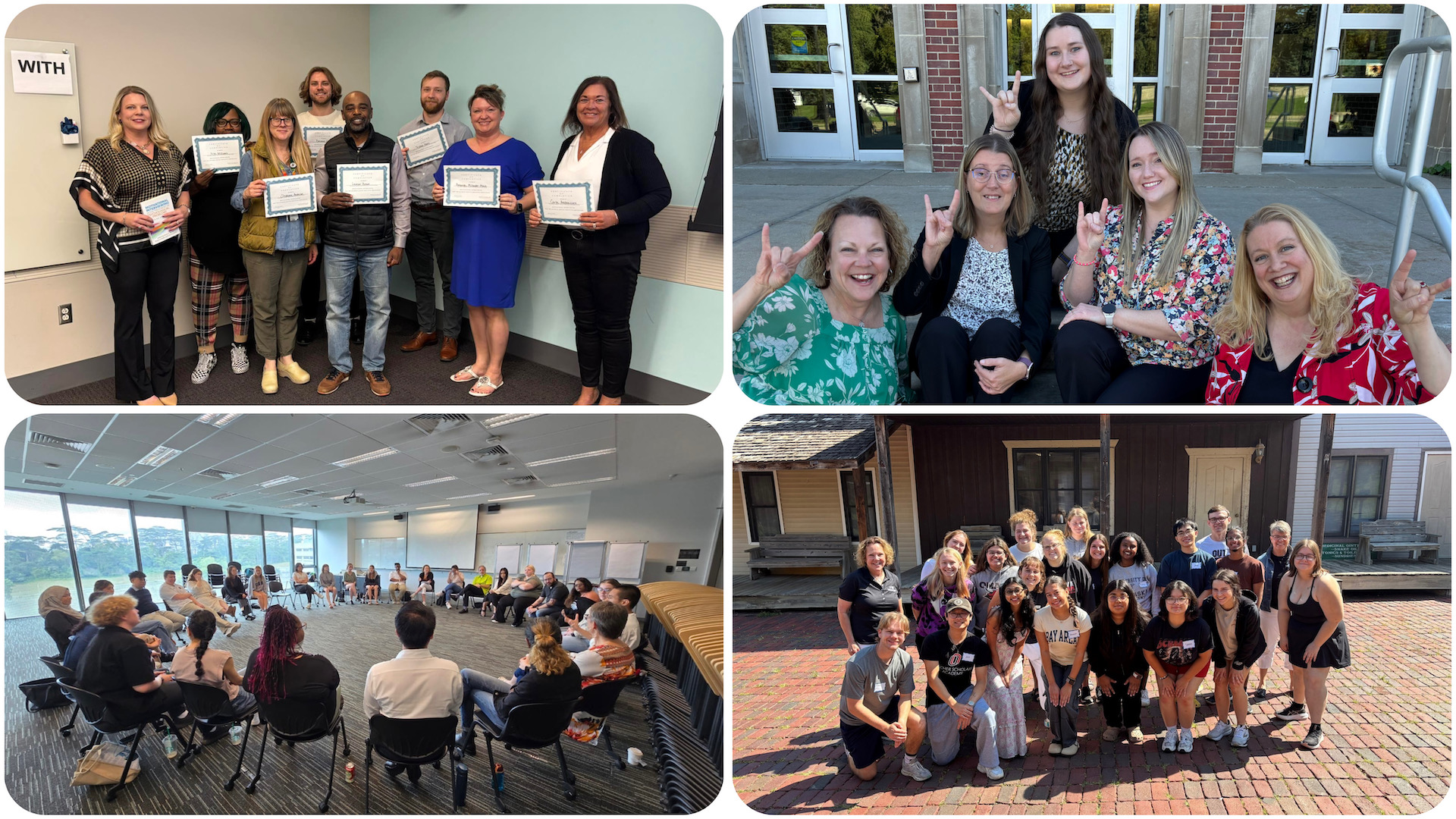 Juvenile Justice Institute team members and events.