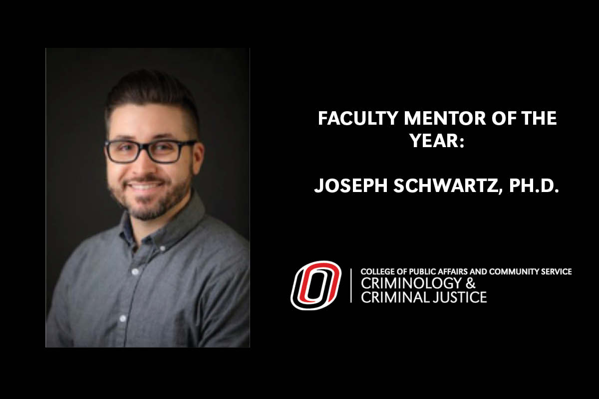 Faculty Mentor of the Year – Joseph Schwartz, Ph.D.