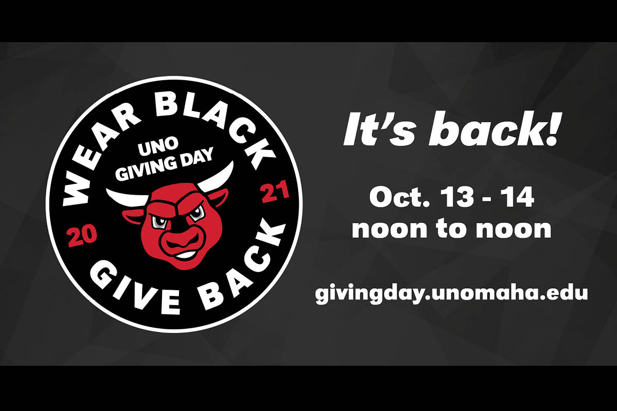 wear black, give back graphic 2021
