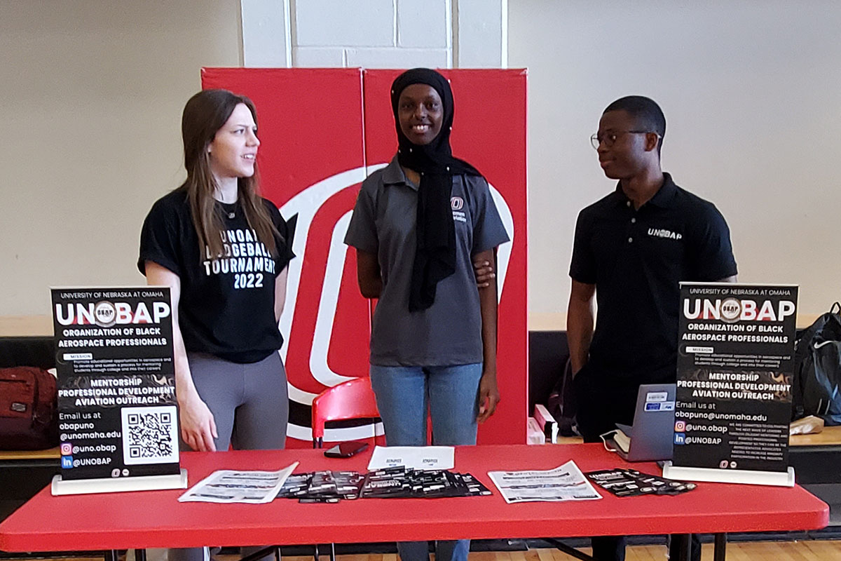 UNOBAP officers at 2022 student involvement fair