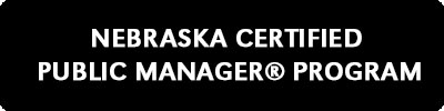 Nebraska Certified Public Manager Program