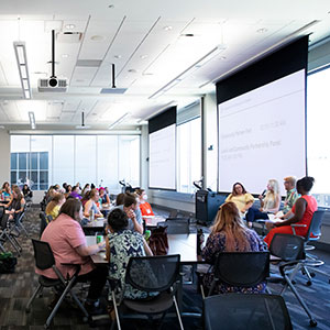 2022 service learning academy seminar in cec meeting spaces