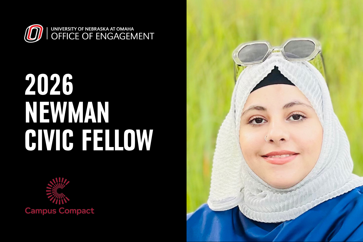 UNO Student and 2026 Newman Civic Fellow, Husna Faizi