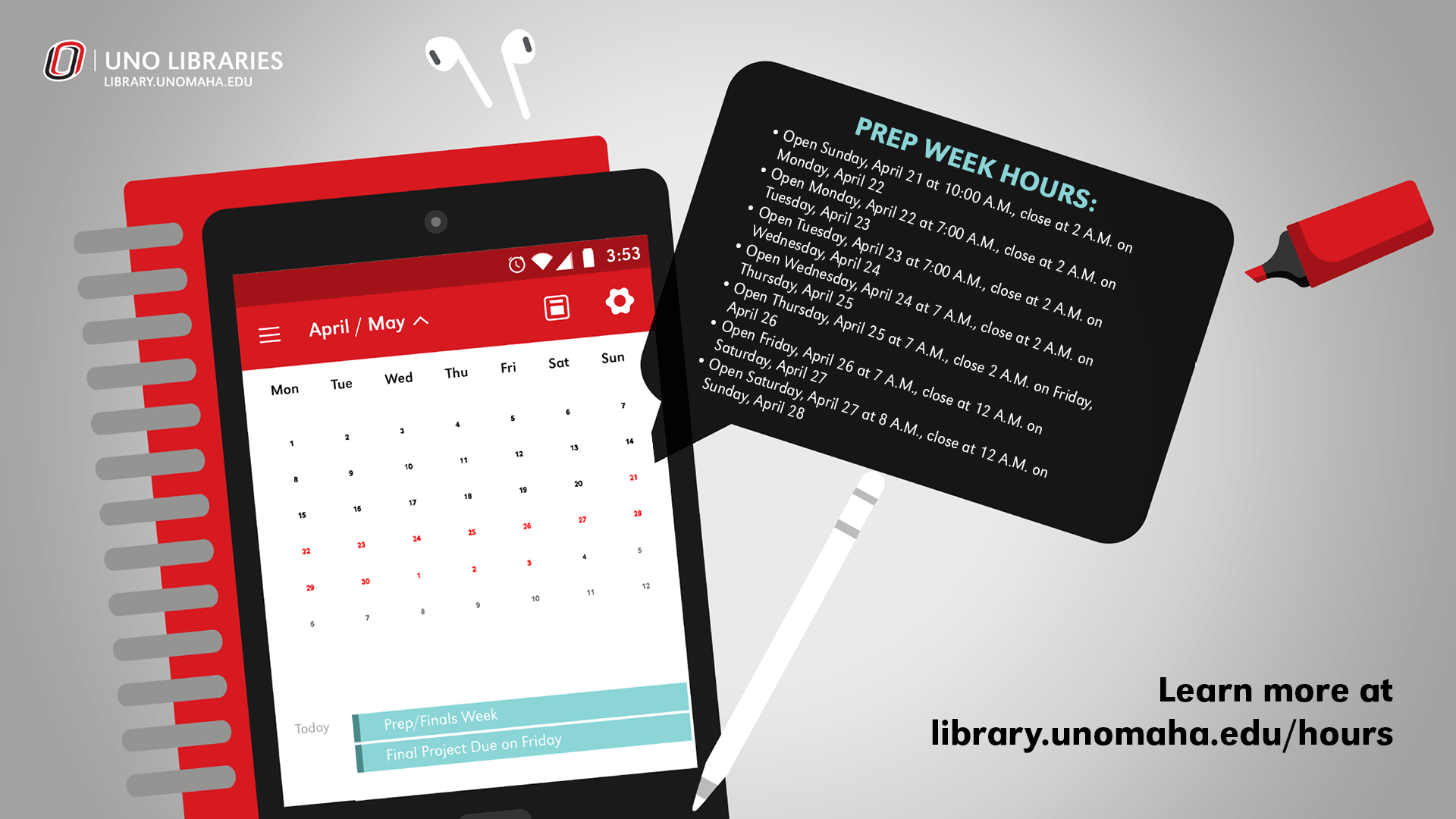 Prep Week Extended Hours
