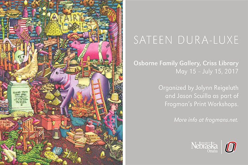 Frogman's Print Workshop Presents "Sateen Dura-Luxe"