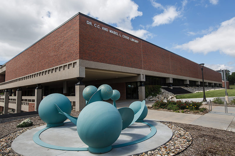 Exterior of library building