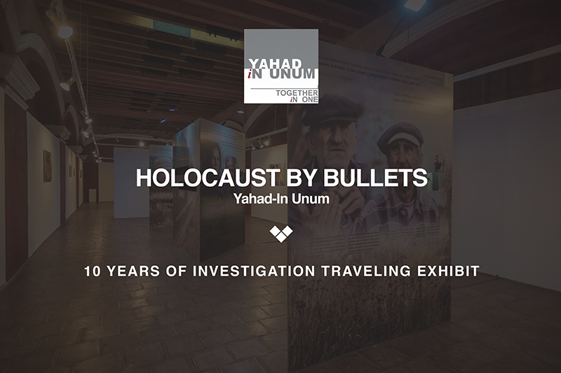 Yahad-In Unum's exhibition of ‘Holocaust by Bullets’ 