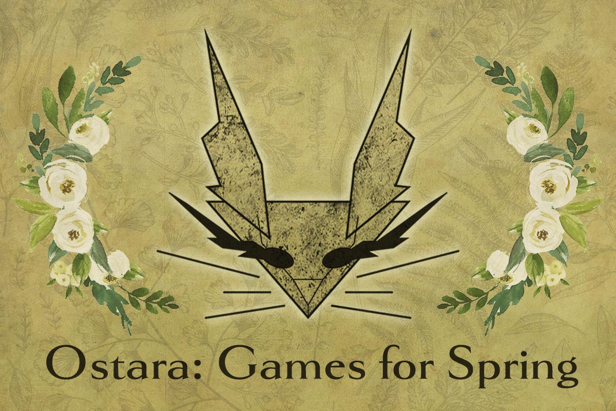 Ostara game jam event logo and title text