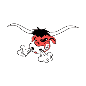 Logo for Omaha South High School featuring its mascot the Packer Bull. 