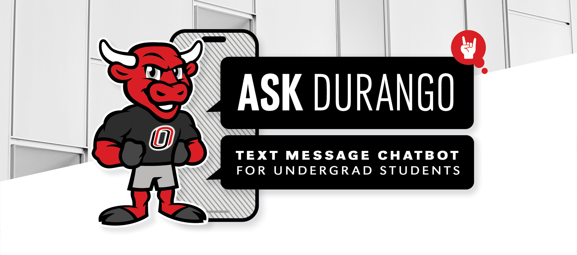 Graphic of Durango announcing the new chatbot