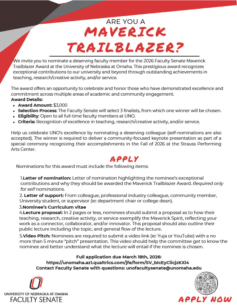 Maverick Trailblazer Award application information