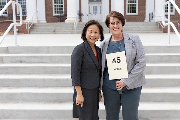 uno chancellor and employee.
