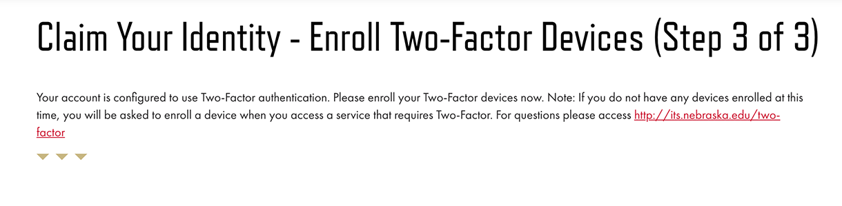 Setup Two-Factor on your account