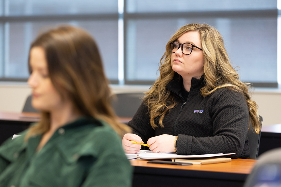 Mutual of Omaha employees attend an Executive and Professional Development class on Thursday, March 17, 2022.