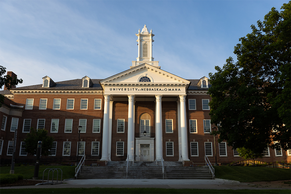 Arts and Sciences Hall is seen on the morning of Wednesday, June 8, 2022.